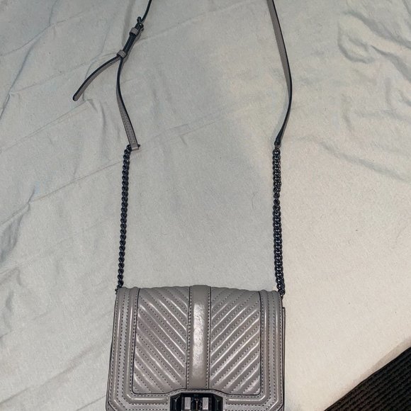 Rebecca Minkoff Chevron Quilted Love Crossbody - Picture 2 of 7